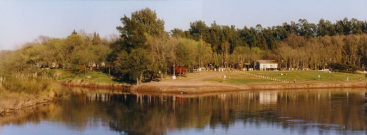 fotografia tomada desde el rio Carcaraa